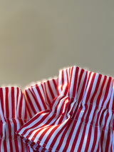 Manchettes amovibles - Rayure Blanche et Rouge